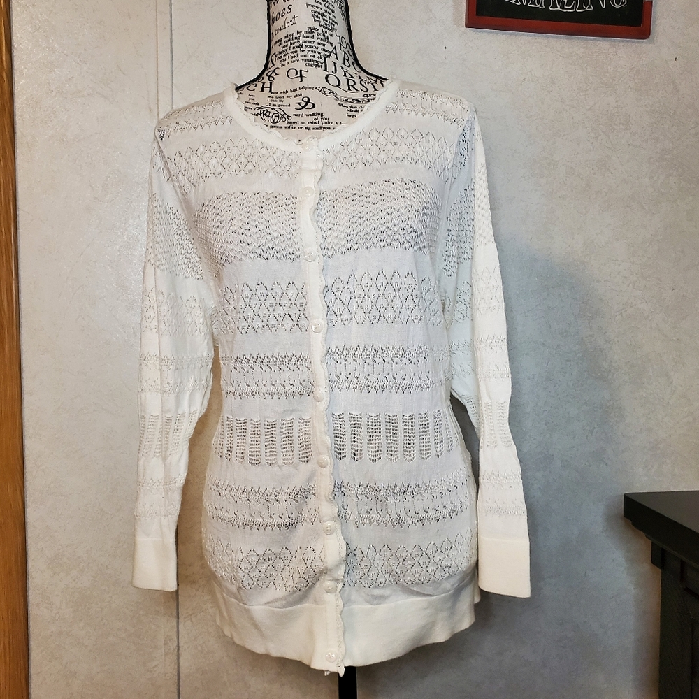 Tommy Hilfiger White Women's Cardigan